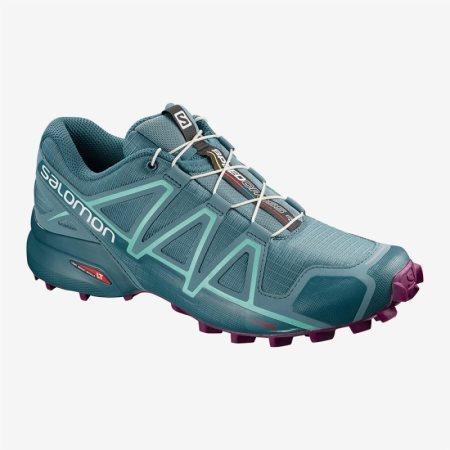 Buty do Biegania Damskie Salomon SPEEDCROSS 4 W Turkusowe - PL 0-AOJV